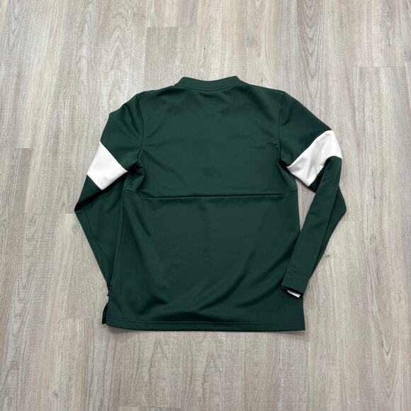 Nike Michigan State Spartans 1/4 Zip Men's Small Green Sweatshirt MSU Sparty - Picture 6 of 8
